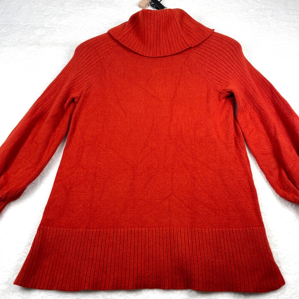 Anthropologie XS Paloma Pumpkin Cowl Neck Sweater Cozy Scandigirl Oversized Warm - Picture 4 of 15
